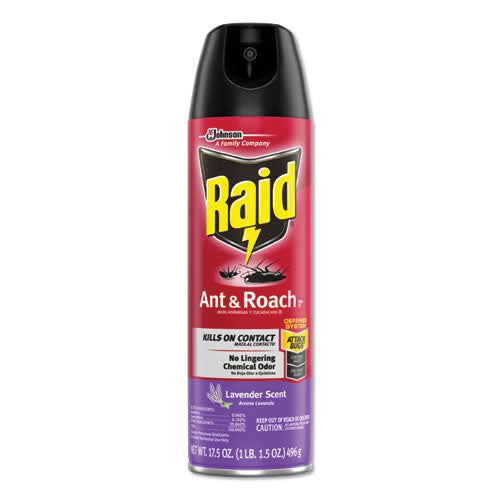 Ant And Roach Killer, 17.5 Oz Aerosol, Lavendar
