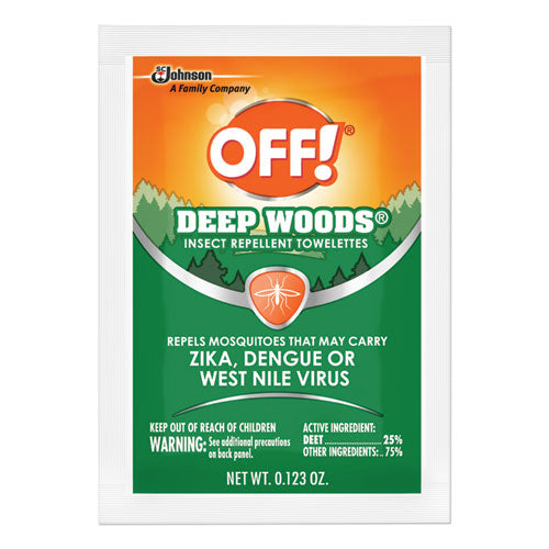 Deep Woods Towelette, 0.28 Box, Unscented, 12-box