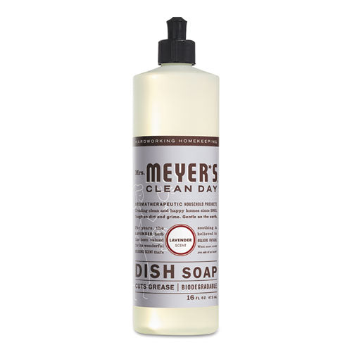 Dish Soap, Lemon Scent, 16 Oz, Bottle, 6-carton