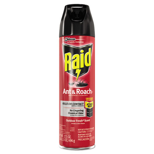 Ant And Roach Killer, 17.5oz Aerosol, Outdoor Fresh