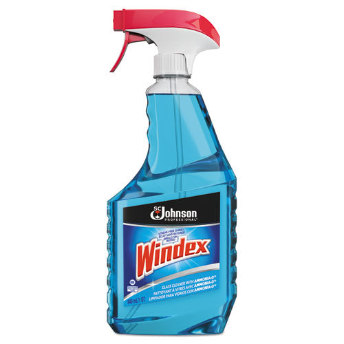 Glass Cleaner With Ammonia-d, 32oz Capped Bottle With Trigger, 12-carton