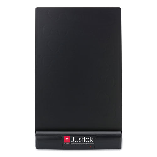Justick Frameless Electro-surface Desktop Organizer & Copy Holder, 8" X 11", Bk