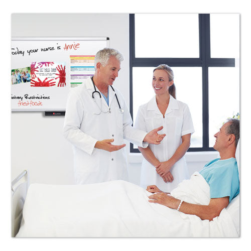 Justick By Smead Dry-erase Board With Frame, 36" X 24", White