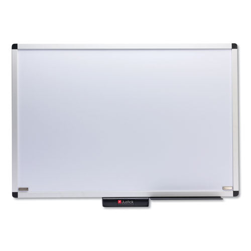 Justick By Smead Dry-erase Board With Frame, 48" X 36", White