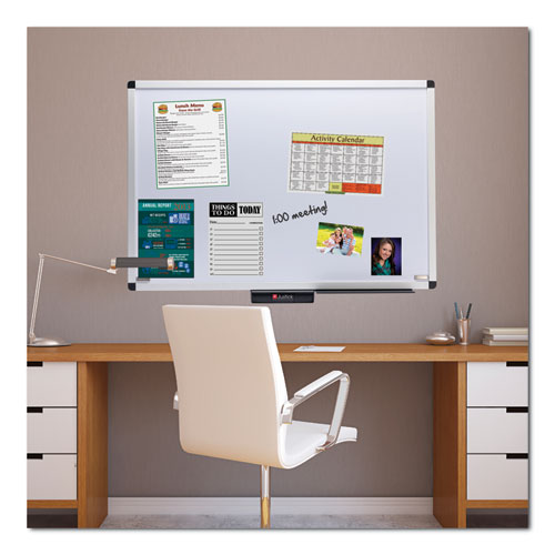 Justick By Smead Dry-erase Board With Frame, 48" X 36", White