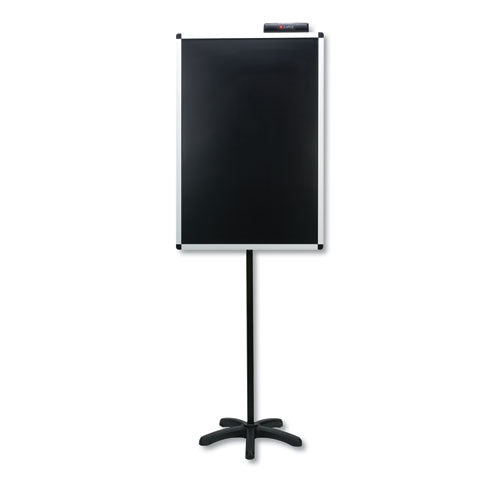 Justick Three-panel Electro-surface Table-top Expo Display, 72" X 36", Black