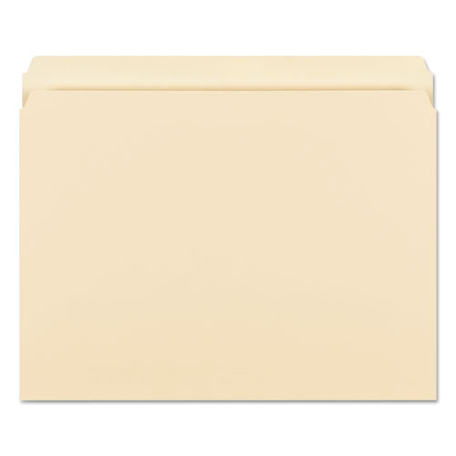 Manila File Folders, Straight Tab, Letter Size, 100-box