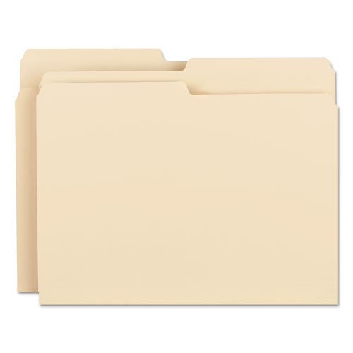 Manila File Folders, 1-2-cut Tabs, Letter Size, 100-box