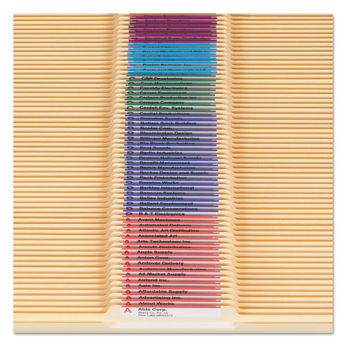 Reinforced Tab Manila File Folders, 1-3-cut Tabs, Center Position, Letter Size, 11 Pt. Manila, 100-box