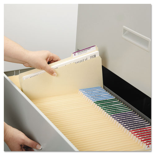 Reinforced Tab Manila File Folders, 1-3-cut Tabs, Right Position, Letter Size, 11 Pt. Manila, 100-box