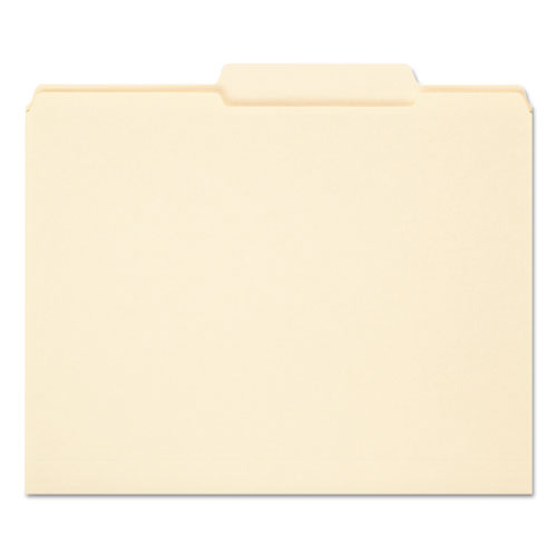 Reinforced Guide Height File Folders, 2-5-cut 2-ply Tab, Right Of Center, Letter Size, Manila, 100-box