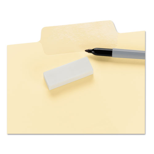 Erasable Supertab File Folders, 1-3-cut Tabs, Letter Size, Manila, 24-pack
