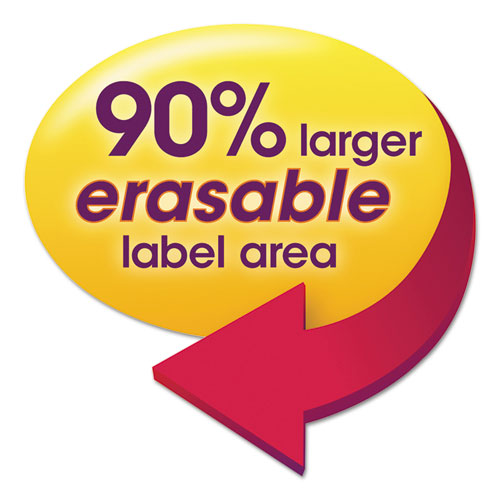 Erasable Supertab File Folders, 1-3-cut Tabs, Letter Size, Manila, 24-pack