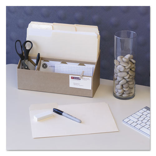 Erasable Supertab File Folders, 1-3-cut Tabs, Letter Size, Manila, 24-pack