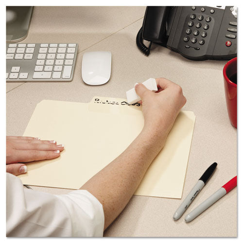 Erasable Supertab File Folders, 1-3-cut Tabs, Letter Size, Manila, 24-pack