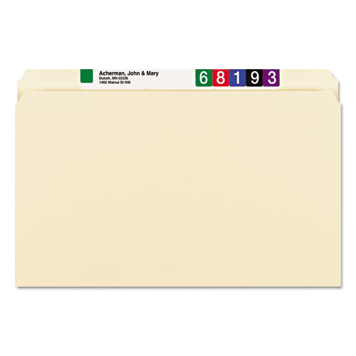 Manila File Folders, Straight Tab, Legal Size, 100-box