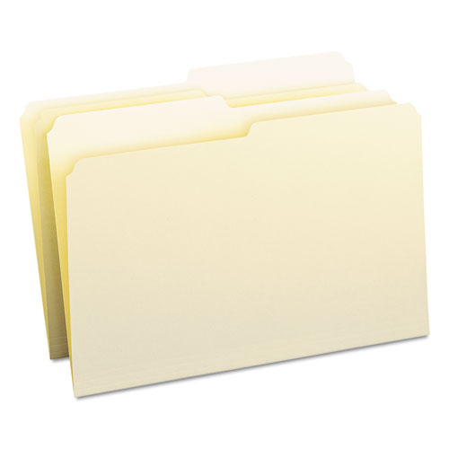 Manila File Folders, 1-2-cut Tabs, Legal Size, 100-box