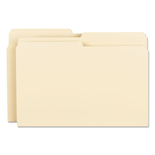 Manila File Folders, 1-2-cut Tabs, Legal Size, 100-box