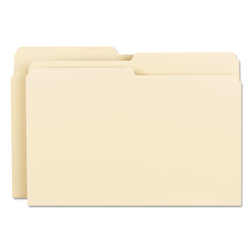 Manila File Folders, 1-2-cut Tabs, Legal Size, 100-box