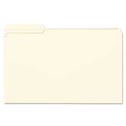 Reinforced Tab Manila File Folders, 1-3-cut Tabs, Left Position, Legal Size, 11 Pt. Manila, 100-box