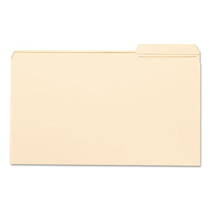 Reinforced Tab Manila File Folders, 1-3-cut Tabs, Right Position, Legal Size, 11 Pt. Manila, 100-box