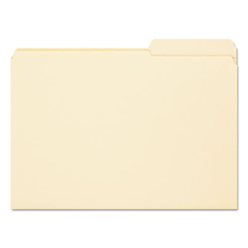 Reinforced Guide Height File Folders, 2-5-cut Tabs, Right Of Center, Legal Size, Manila, 100-box