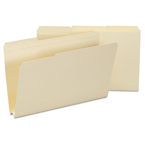 Expandable Heavyweight File Folders, 1-3-cut Tabs, Legal Size, Manila, 50-box