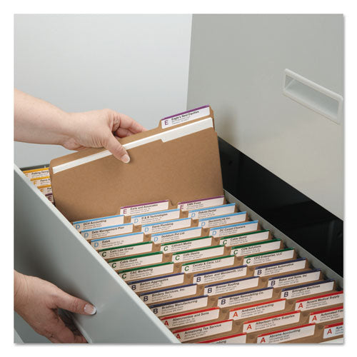 Heavyweight Kraft File Folders, 1-3-cut Tabs, Legal Size, 11 Pt. Kraft, 100-box