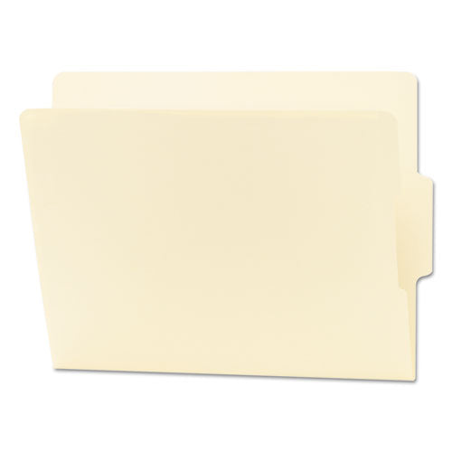 Heavyweight Manila End Tab Folders, 9" Front, 1-3-cut Tabs, Center Position, Letter Size, 100-box