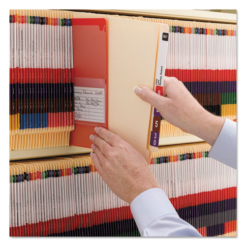 Manila End Tab Classification Folders, 2 Dividers, Letter Size, Manila, 10-box