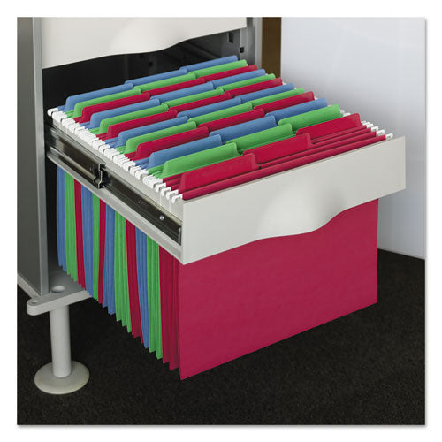Erasable  Folders, Letter Size, 1-3-cut Tab, Assorted, 18-box