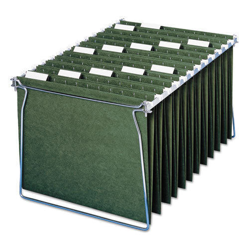 Hanging Folders, Letter Size, 1-5-cut Tab, Standard Green, 25-box