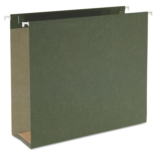 Box Bottom Hanging File Folders, Letter Size, Standard Green, 25-box