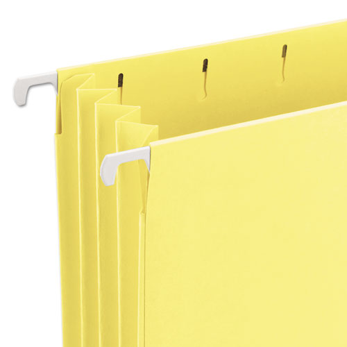 Hanging Pockets With Full-height Gusset, Letter Size, Assorted, 4-pack