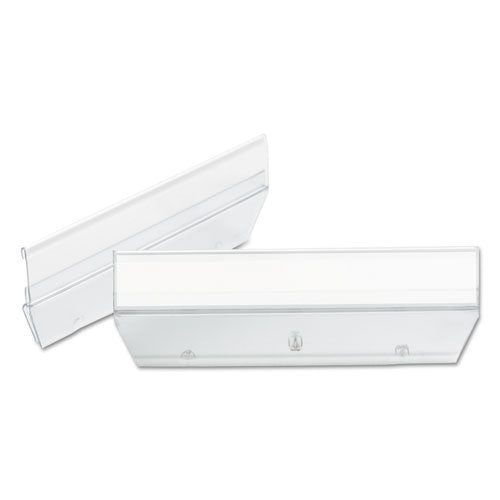 Easy Slide Hanging Folder Tab, 1-3-cut Tabs, White-clear, 3.5" Wide, 18-pack
