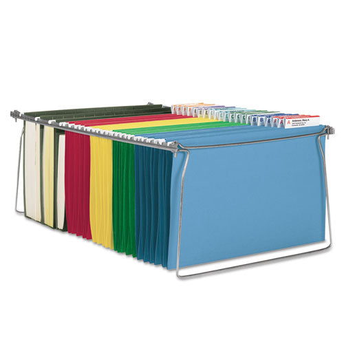 Hanging Folder Frame, Legal Size, 23-27" Long, Steel, 2-pack