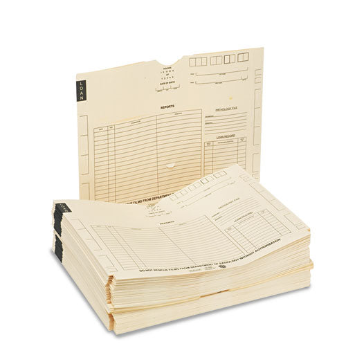 Pxr7 X-ray Jackets With Pockets, Straight Tab, Manila, 100-box