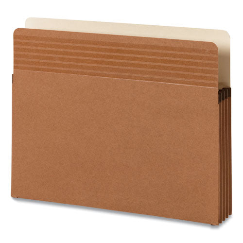 Easy Grip Pockets, 3.5" Expansion, Letter Size, Redrope, 25-box