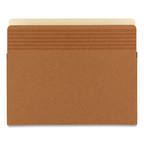Easy Grip Pockets, 5.25" Expansion, Letter Size, Redrope, 10-box
