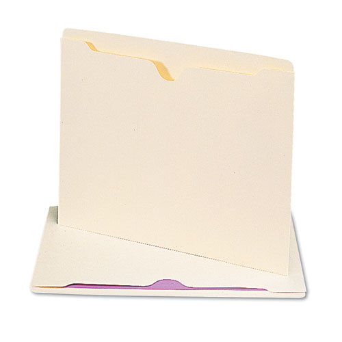 Manila File Jackets, 2-ply Straight Tab, Letter Size, Manila, 100-box