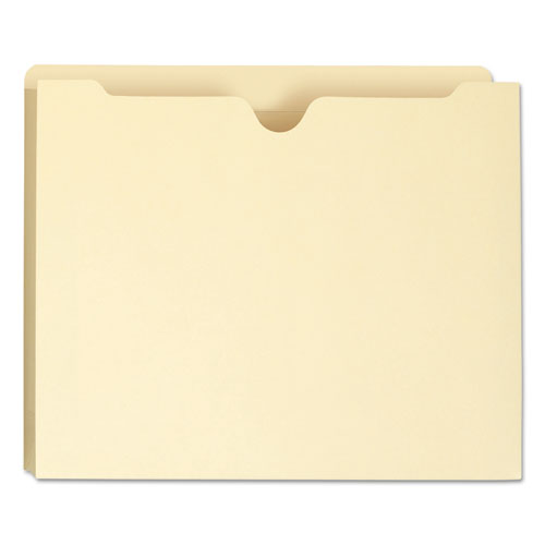 Manila File Jackets, 2-ply Straight Tab, Letter Size, Manila, 50-box
