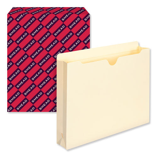 Manila File Jackets, 2-ply Straight Tab, Letter Size, Manila, 50-box