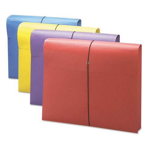Expanding Wallet W- Antimicrobial Product Protection, 2" Expansion, 1 Section, Letter Size, Assorted, 4-pack