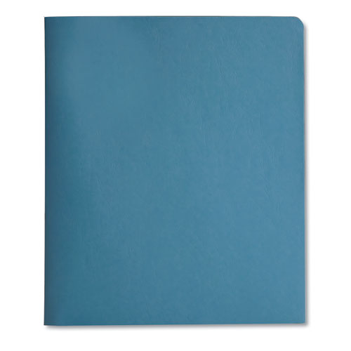 2-pocket Folder W-tang Fastener, Letter, 1-2" Cap, Blue, 25-box