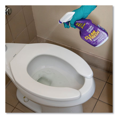Clean Finish Disinfectant Cleaner, 32 Oz Bottle, Herbal, 12-carton