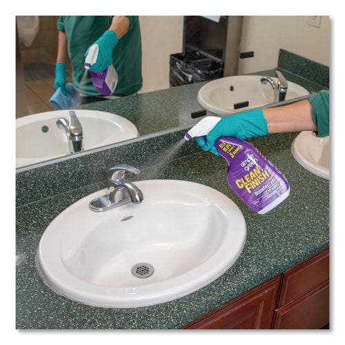 Clean Finish Disinfectant Cleaner, 32 Oz Bottle, Herbal, 12-carton