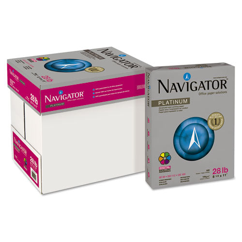 Platinum Paper, 99 Bright, 28lb, 8.5 X 11, White, 500-ream