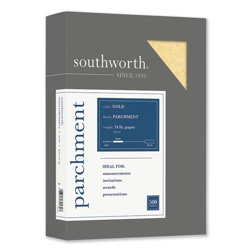 Parchment Specialty Paper, 32 Lb, 8.5 X 11, Ivory, 250-pack