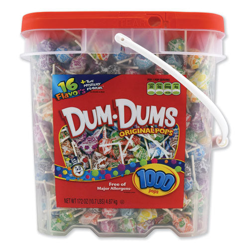 Dum-dum-pops, Assorted Flavors, Individually Wrapped, 300-pack