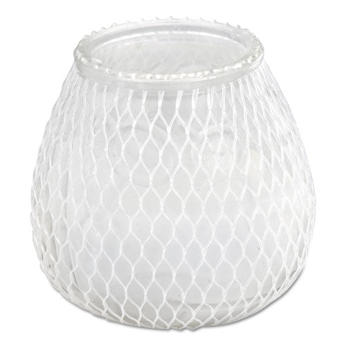 Euro-venetian Filled Glass Candles, 60 Hour Burn, 3"d X 3.5"h, Frost White, 12-carton